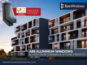 A86 Passive - Aluminum windows