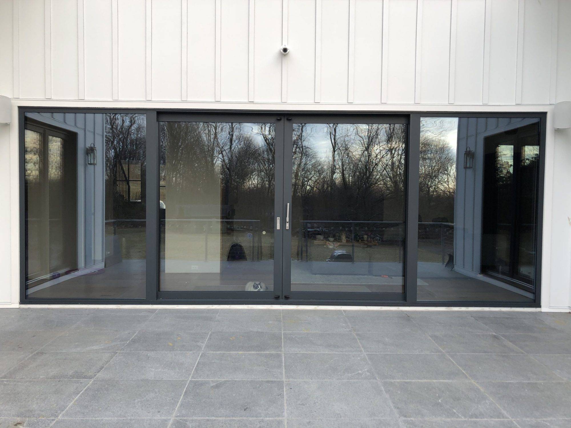 Wilton Project #033 – White Aluminum Windows and Doors Installation