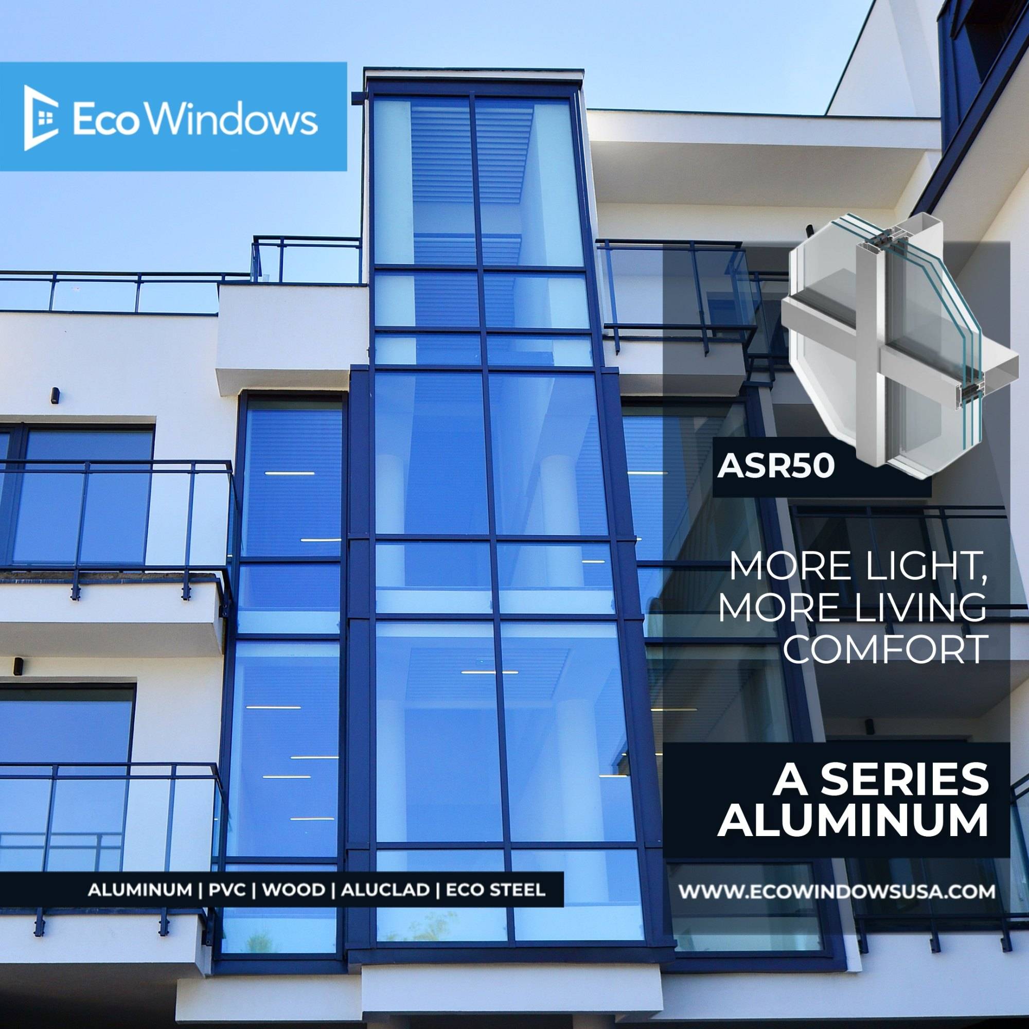 Curtain Wall System - ASR50 - Eco Windows USA