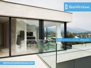 Vision Pro – Eco C line - Balustrade system