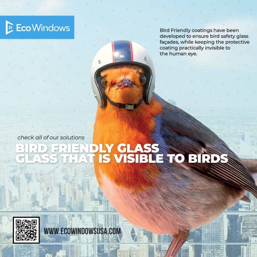 Bird Friendly Glass - Glass that is visible to birds