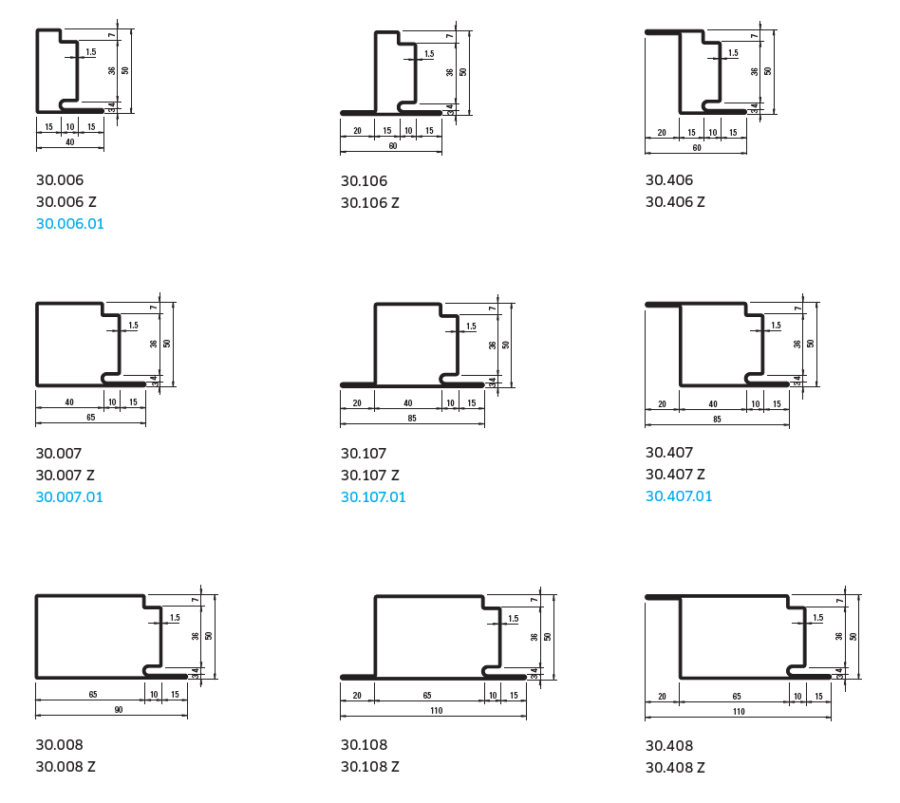 Janisol Economy 50: Versatile Steel Window and Door Frame System