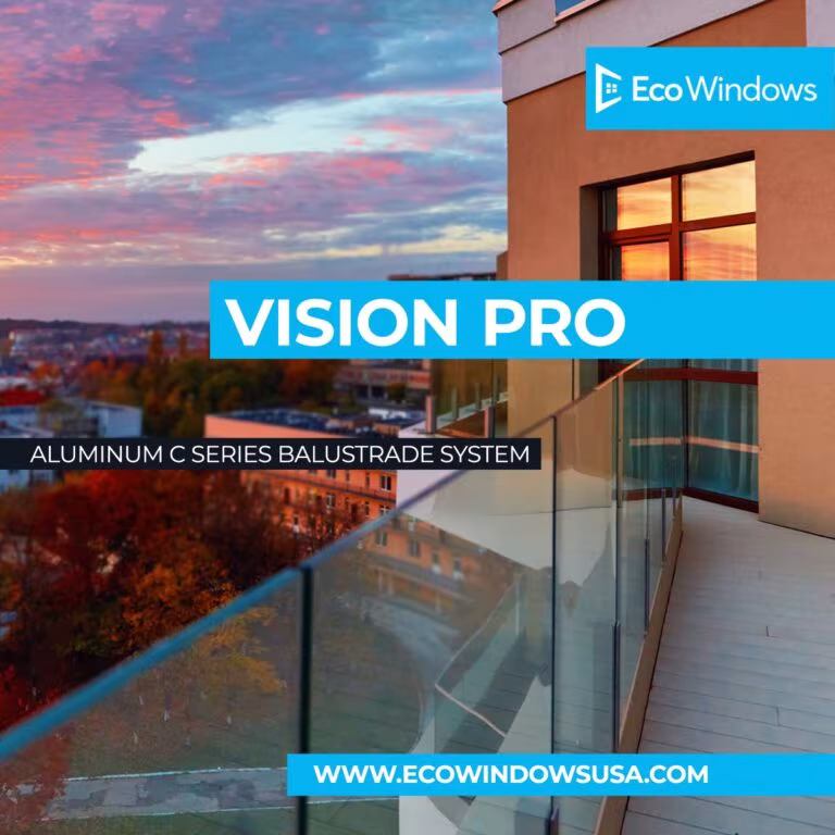 Vision Pro - Balustrade System Ensuring maximum transparency