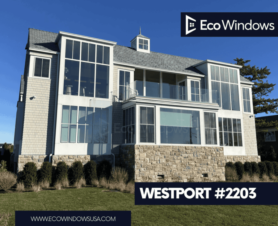 Triple Pane Aluminum Windows Westport - Top-Rated Thermal Performance. C80 Windows with Nailing Flange profile for easy installation