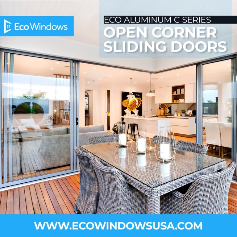 Open Corner Sliding Doors
