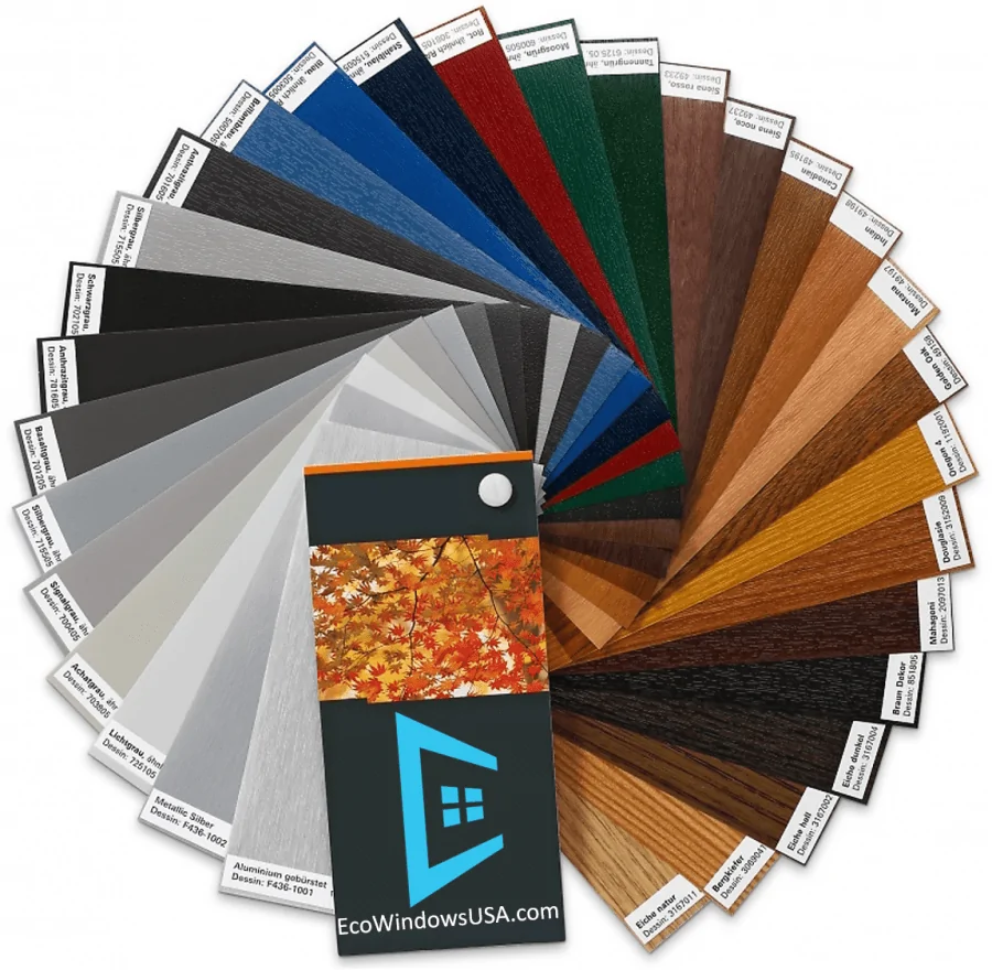windows doors color pallet