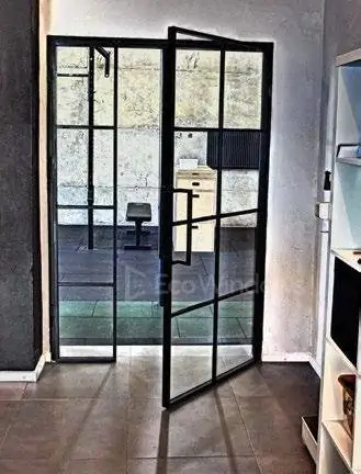 French door office installation