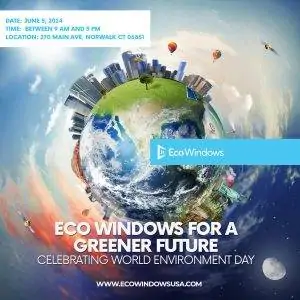 World Environment Day Eco Windows for a Greener Future - Celebrating World Environment Day