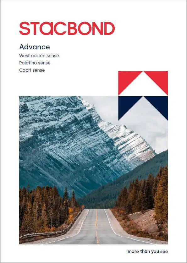 STACBOND panel texture variations catalog