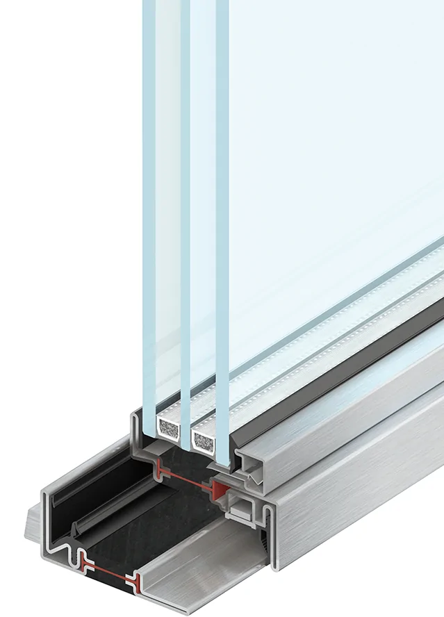 Secco OS2 75 - Steel curtain doors and windows