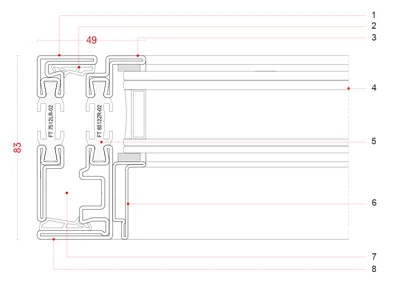 W75 Premium Steel Window Door System