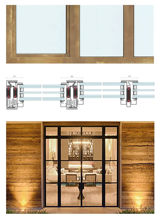 Secco OS2 75 - Steel curtain doors and windows