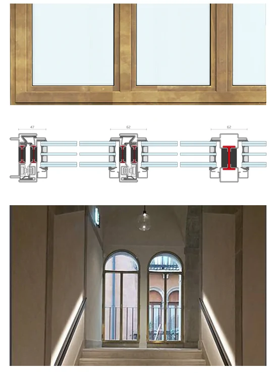 Secco OS2 75 - Steel curtain doors and windows