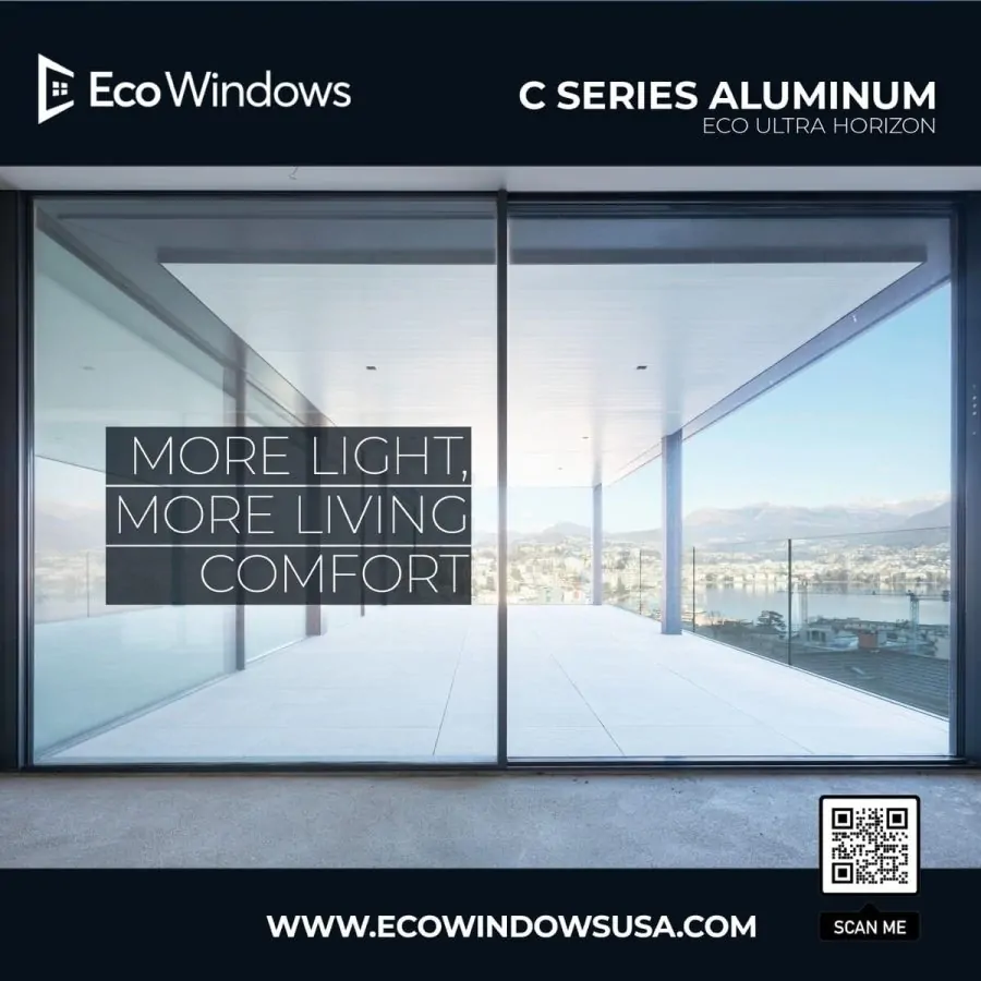 💎💎💎 ECO HORIZON ULTRA 💎💎💎 Superior Windows & Doors for Distinctive Homes Elevate your luxury residence with ECO HORIZON ULTRA, where exceptional craftsmanship meets sophisticated design for discerning homeowners and premier architects. Luxury Features: ✔️Seamless automation for elegant, effortless living ✔️Superior double or triple glazing for optimal comfort and efficiency ✔️Designer palette of 240 refined color selections ✔️Premium textured or smooth finish options Our specialized design team and master installers ensure flawless implementation from concept to completion. 🔵 Visit our gallery: https://ecowindowsusa.com/sliding/eco-horizon-ultra/ ECO Windows - Refined European Design for Distinguished Homes # #morelight #LuxuryLiving #CustomDesign #ArchitecturalExcellence #PremiumWindows #DesignerHomes #Hamptons #Greenwich #Westport #QualityCraftsmanship #ElegantSpaces #IndoorOutdoorLiving