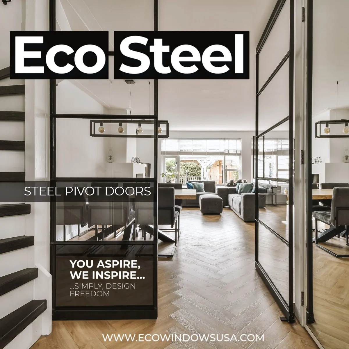 Steel Pivot Doors